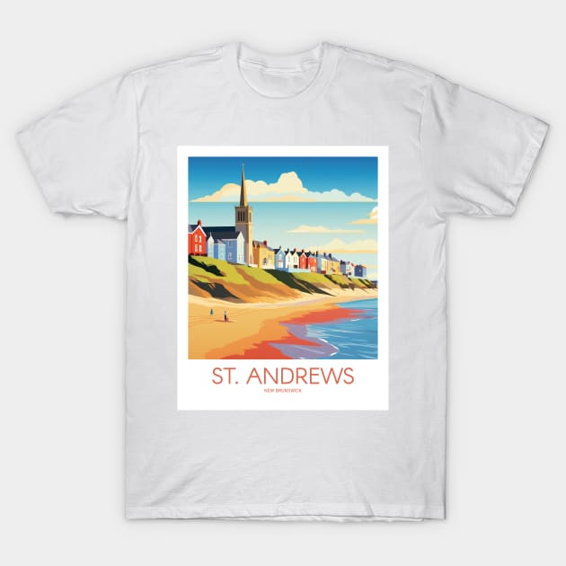 ST ANDREWS T-Shirt by MarkedArtPrints